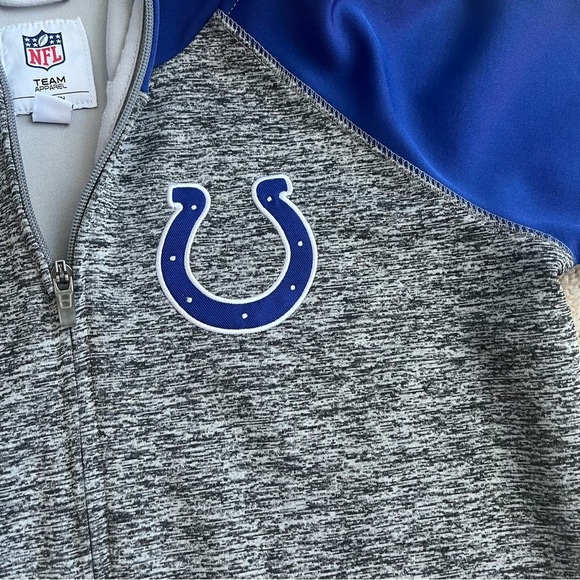G-III Sports Women's NFL Indianapolis Colts Jacket Grey and Blue Size Medium - Picture 2 of 9